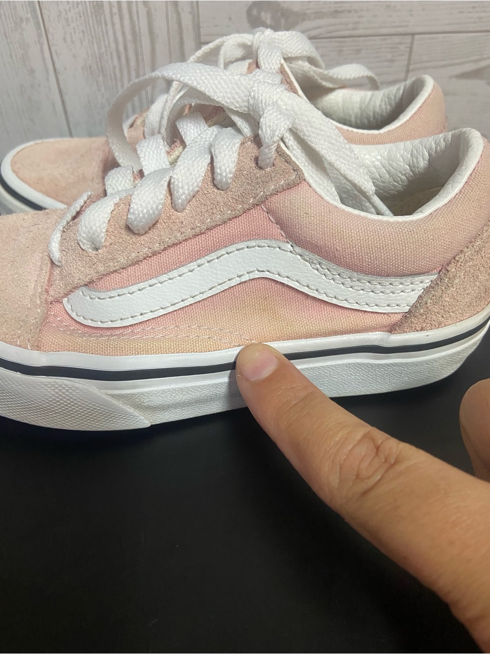 Bundle 2 Pairs Vans Kids Sneakers Pink & Cream UltraRange Size 11/11.5 Toddler - Picture 4 of 16